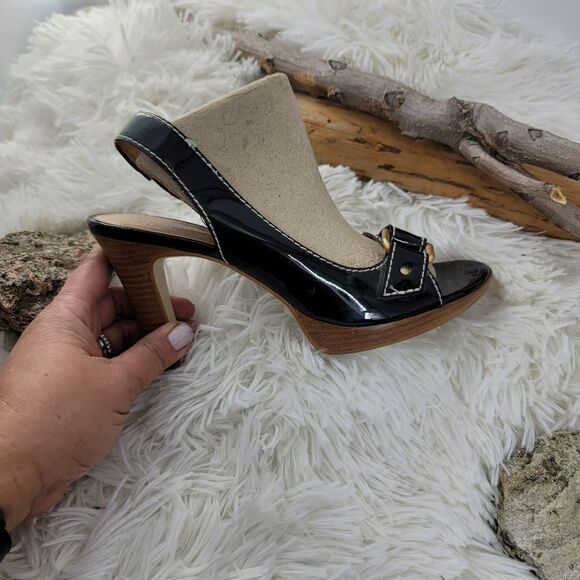 Franco sarto patent leather strappy heels - Picture 6 of 13